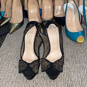 Christian louboutin slingback heels. Sizes 38